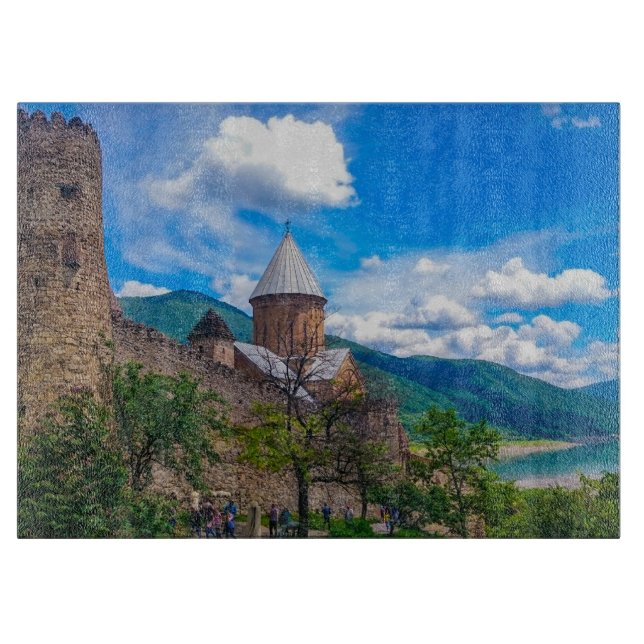 Georgia Ananuri Castle Architecture Cutting Board (Front)