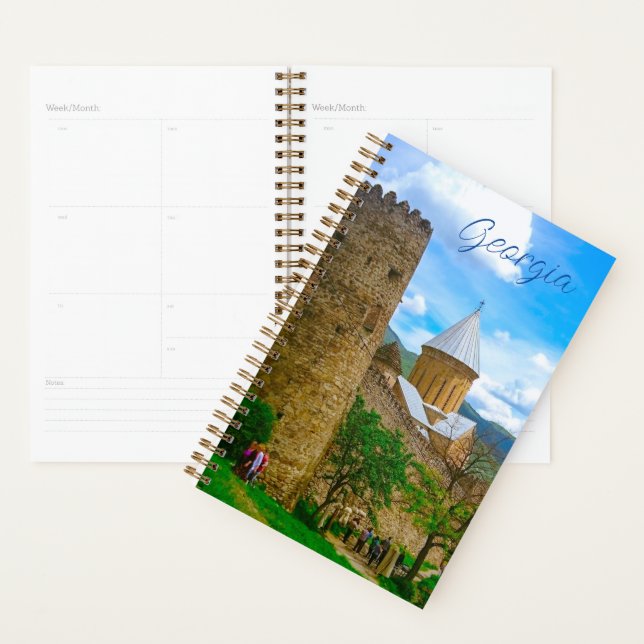 Georgia Ananuri Castle Architecture Nature Planner (Display)
