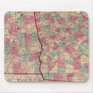 Georgia and Alabama Mouse Pad