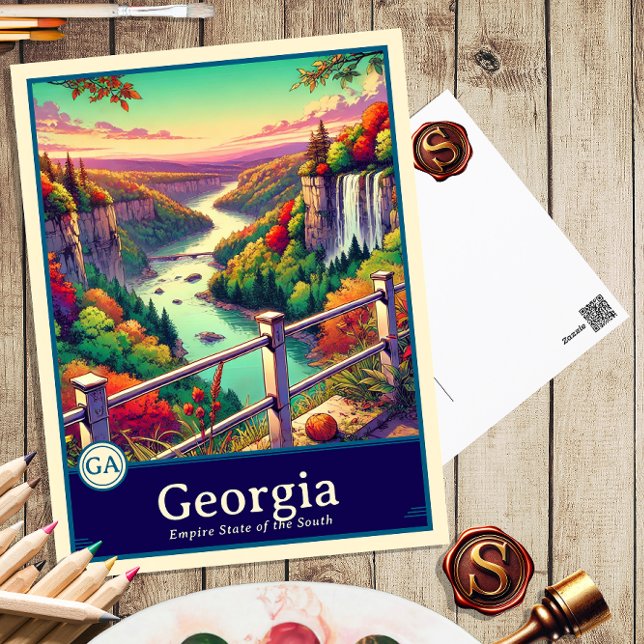 Georgia | Anime Style Cel Shaded Postcard (Creator Uploaded)