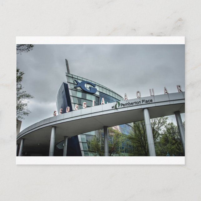 Georgia Aquarium in Atlanta Postcard (Front)