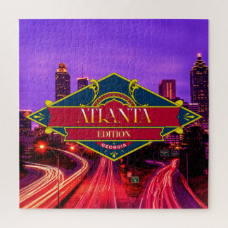 Georgia - Atlanta Edition Jigsaw Puzzle