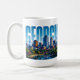 Georgia Atlanta Skyline Southern City Adventure Coffee Mug