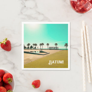 Georgia Batumi Architecture Landscape Napkin