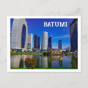 Georgia Batumi Architecture Landscape Postcard