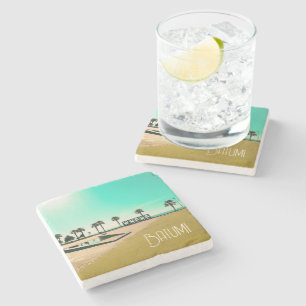 Georgia Batumi Architecture Landscape Stone Coaster
