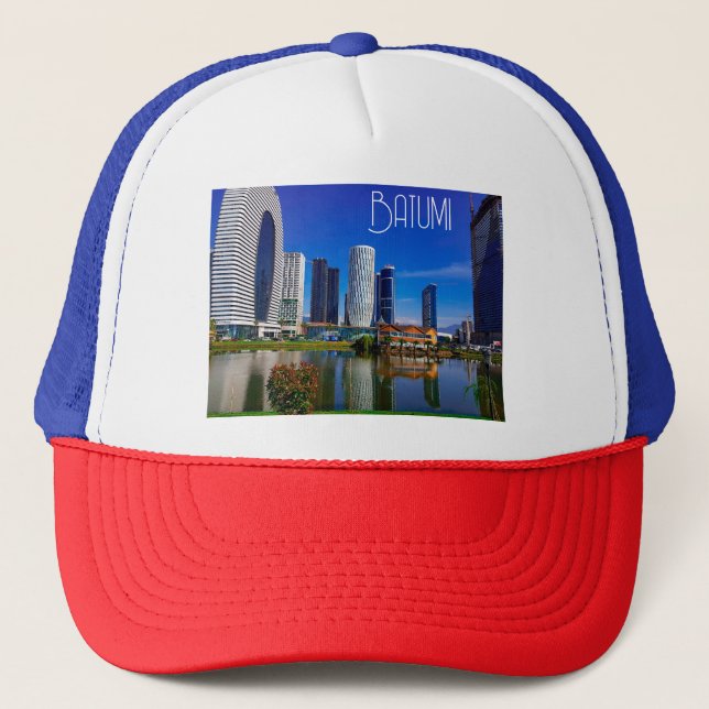 Georgia Batumi Architecture Landscape Trucker Hat (Front)