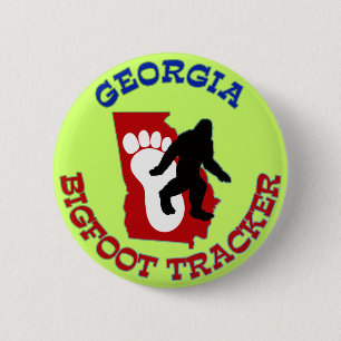 Georgia Bigfoot Tracker 6 Cm Round Badge