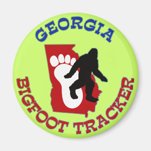 Georgia Bigfoot Tracker Magnet