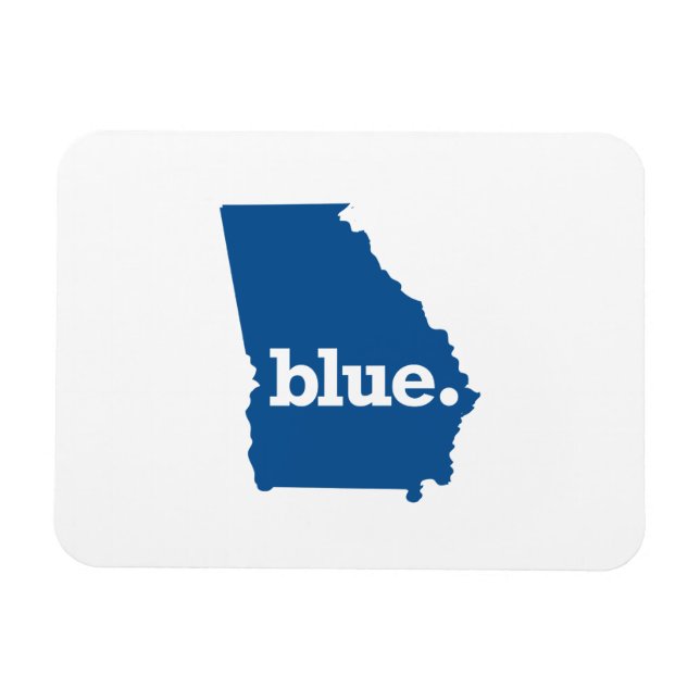 GEORGIA BLUE STATE MAGNET (Horizontal)