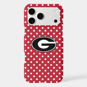 Georgia Bulldogs Logo Polka Dot Pattern
