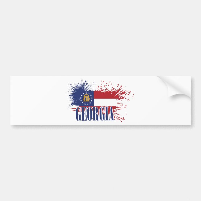 Georgia Bumper Sticker (Front)