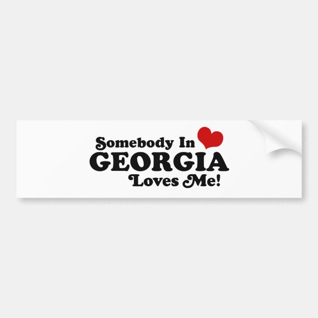 Georgia Bumper Sticker (Front)