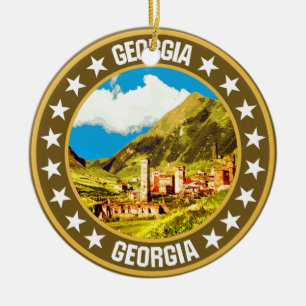 Georgia                                            ceramic ornament