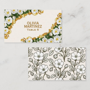 Georgia Cherokee Rose Wedding Place Card