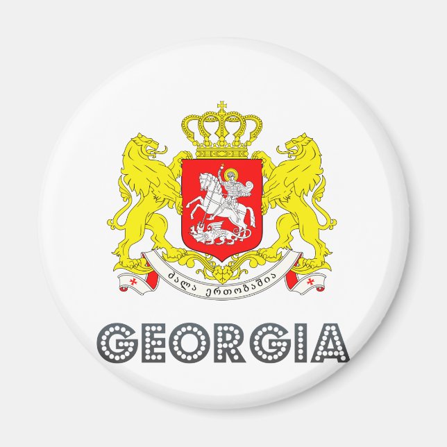 Georgia Coat of Arms Magnet (Front)