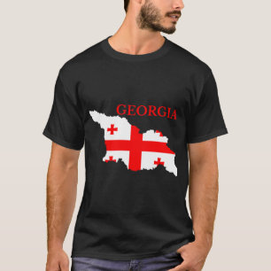 Georgia Country T-ShirtGeorgia Country Flag Map T-Shirt