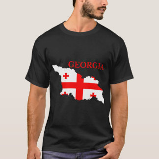 Georgia Country T-ShirtGeorgia Country Flag Map T-Shirt
