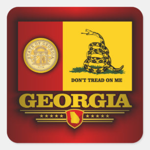 Georgia (DTOM) Square Sticker