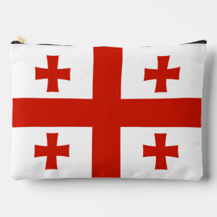 Georgia flag accessory pouch