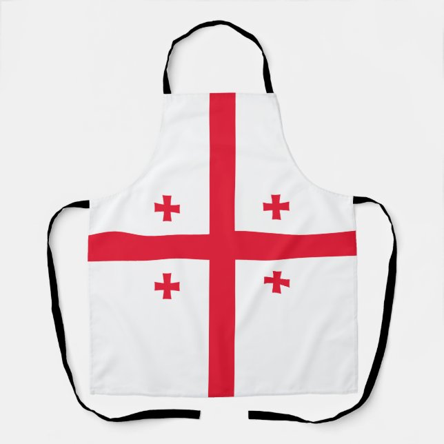 Georgia Flag Apron (Front)