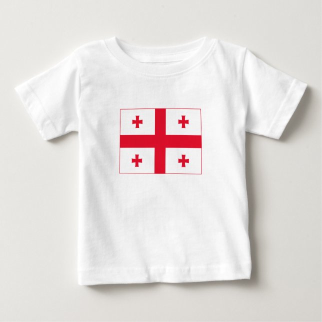 Georgia Flag Baby T-Shirt (Front)