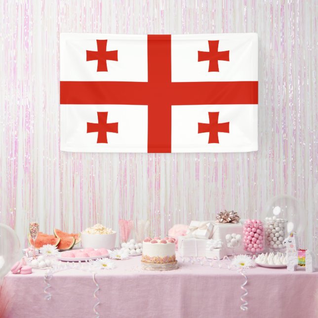 Georgia flag banner (Party)