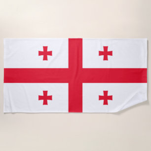 Georgia Flag Beach Towel