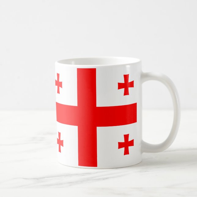 Georgia Flag Ceramic Mug (Right)