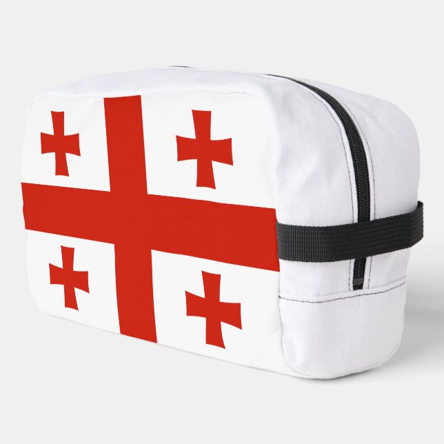 Georgia flag dopp kit (Left Corner)
