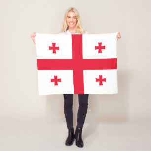 Georgia Flag Fleece Blanket