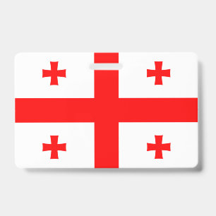 Georgia Flag ID Badge