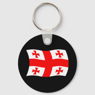 Georgia Flag Keychain