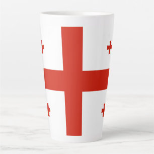 Georgia flag latte mug