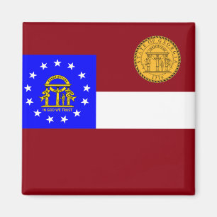 Georgia flag magnet