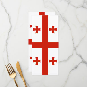 Georgia flag menu