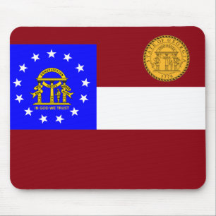 Georgia flag mouse pad