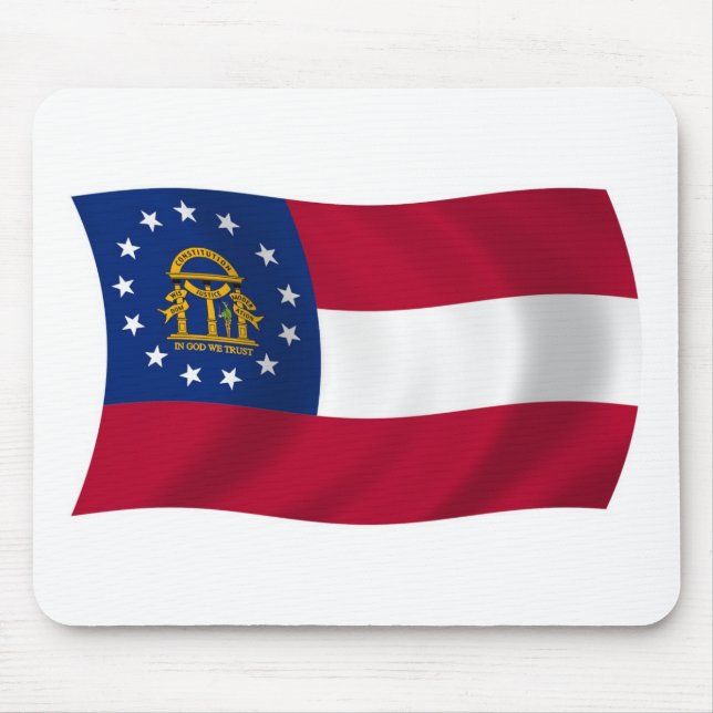 Georgia Flag Mousepad (Front)