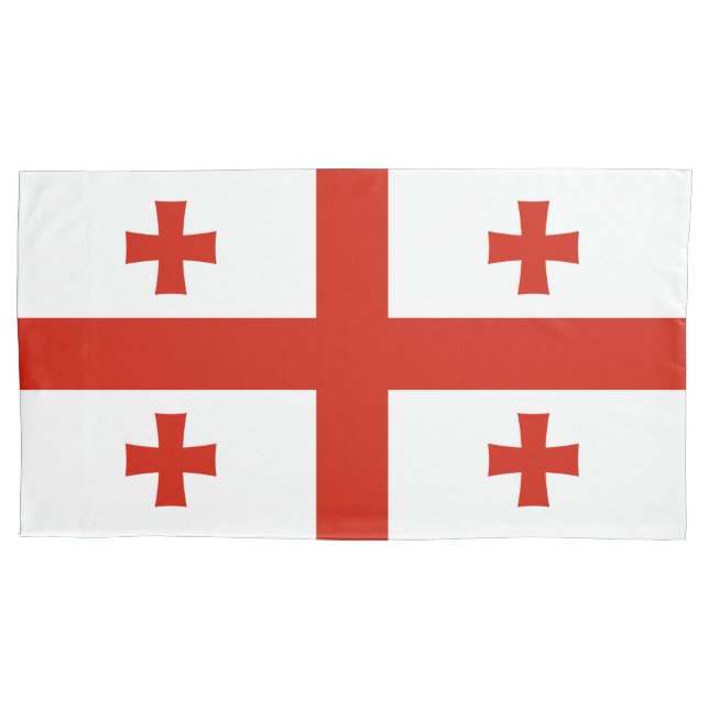 Georgia flag pillowcase (Front)
