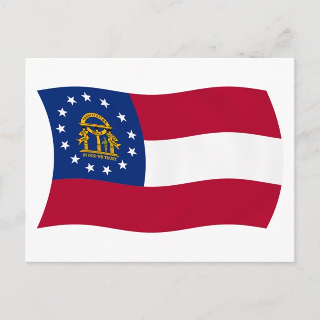 Georgia Flag Postcard (Front)