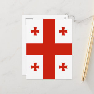 Georgia flag postcard