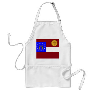 Georgia flag standard apron