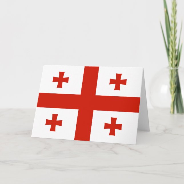 Georgia flag thank you card (Front)