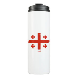 Georgia flag thermal tumbler