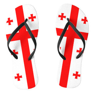Georgia Flag Thongs