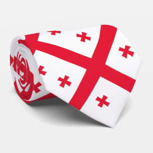 Georgia Flag Tie