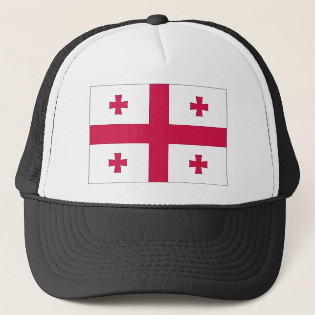 Georgia Flag Trucker Hat (Front)