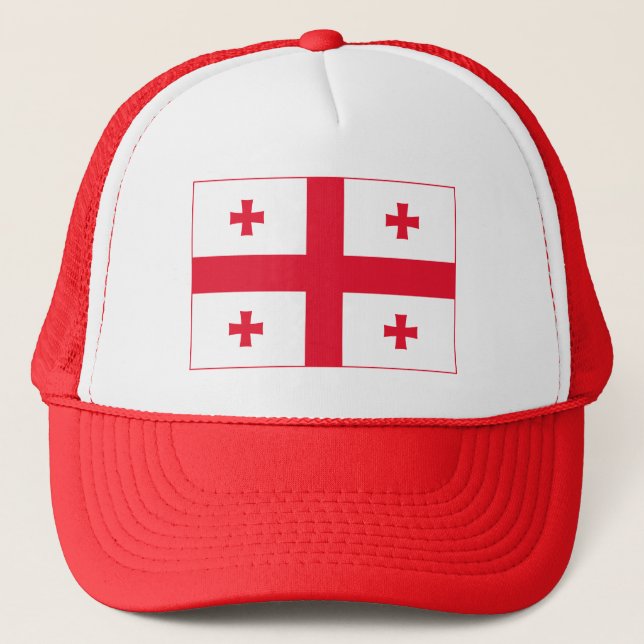 Georgia Flag Trucker Hat (Front)
