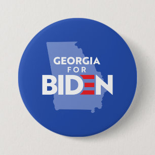 Georgia For Biden 7.5 Cm Round Badge