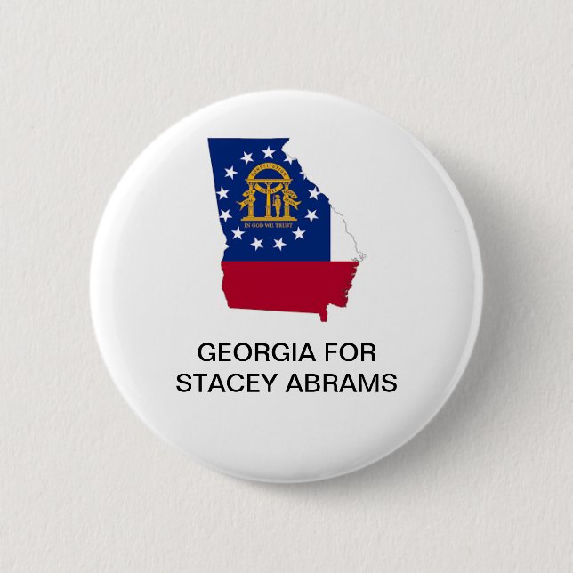 GEORGIA FOR STACEY ABRAMS GOVERNOR BUTTON (Front)